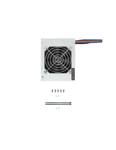 TooQ Fonte Ecopower II unidad de fuente de alimentación 500 W 20+4 pin ATX SFX Plata