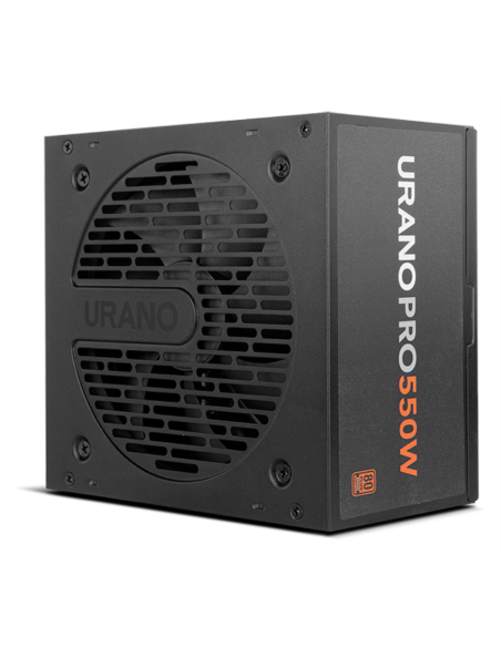 NOX Urano Pro unidad de fuente de alimentación 550 W 20+4 pin ATX ATX Negro, Naranja