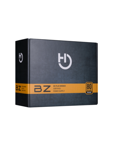 Hiditec BZ-650 80Plus Bronze unidad de fuente de alimentación 650 W 20+4 pin ATX ATX Negro