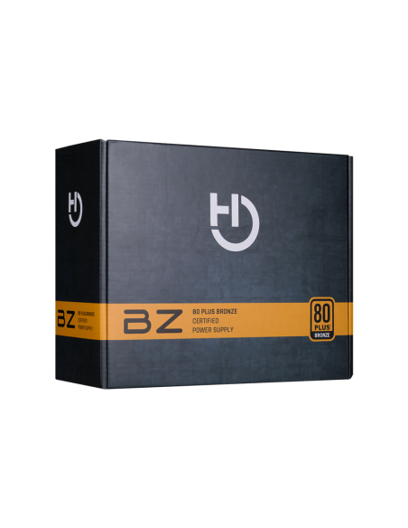 Hiditec BZ-650 80Plus Bronze unidad de fuente de alimentación 650 W 20+4 pin ATX ATX Negro
