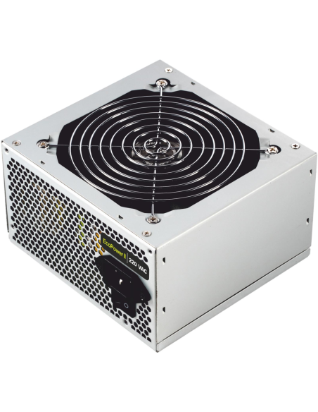 TooQ TQEP-500SSE unidad de fuente de alimentación 500 W 24-pin ATX ATX Plata