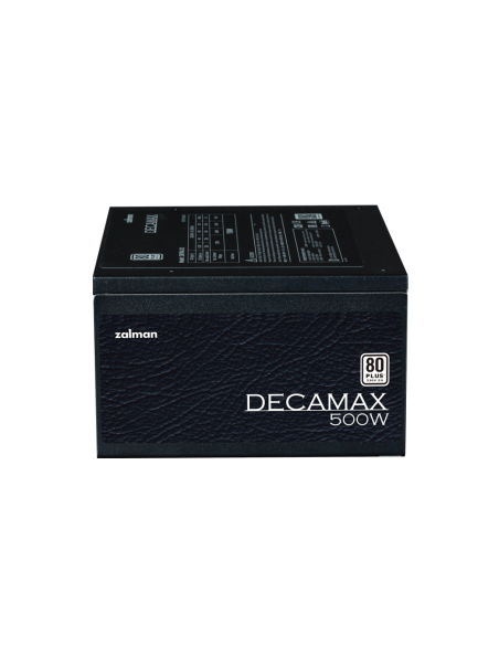 Zalman Decamax unidad de fuente de alimentación 500 W ATX Negro