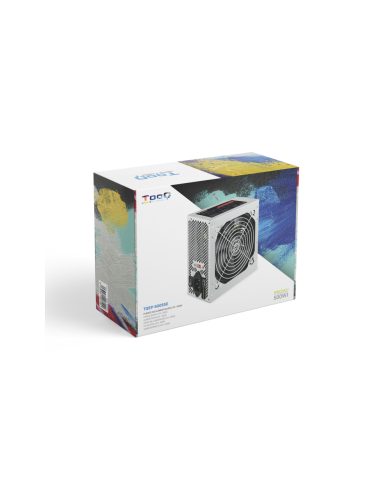 TooQ TQEP-500SSE unidad de fuente de alimentación 500 W 24-pin ATX ATX Plata