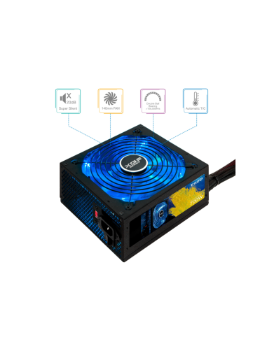 TooQ TQXGEII-700SAP unidad de fuente de alimentación 700 W 20+4 pin ATX ATX Negro