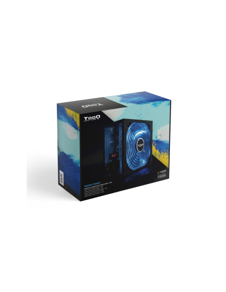 TooQ TQXGEII-700SAP unidad de fuente de alimentación 700 W 20+4 pin ATX ATX Negro