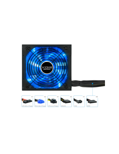 TooQ TQXGEII-800SAP unidad de fuente de alimentación 800 W 20+4 pin ATX ATX Negro