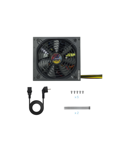TooQ TQAPOLO-650SP unidad de fuente de alimentación 650 W 20+4 pin ATX ATX Negro