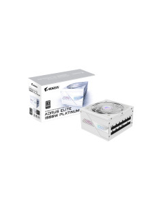 GIGABYTE AORUS ELITE P1000W ICE Fuente de Alimentación - PCIe 5.0, 80 PLUS Platinum, Diseño completamente modular, Ventilador de