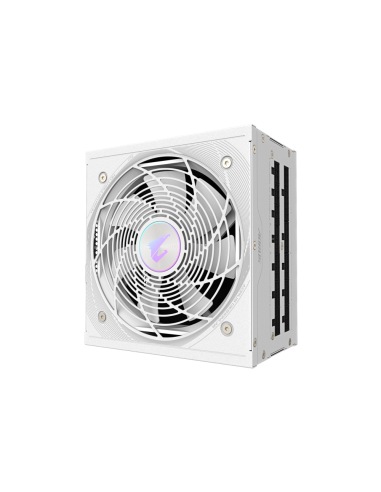 GIGABYTE AORUS ELITE P1000W ICE Fuente de Alimentación - PCIe 5.0, 80 PLUS Platinum, Diseño completamente modular, Ventilador de