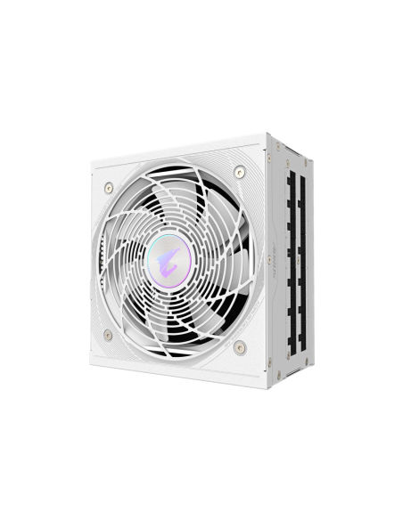 GIGABYTE AORUS ELITE P1000W ICE Fuente de Alimentación - PCIe 5.0, 80 PLUS Platinum, Diseño completamente modular, Ventilador de