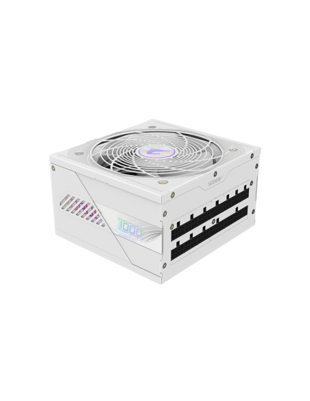 GIGABYTE AORUS ELITE P1000W ICE Fuente de Alimentación - PCIe 5.0, 80 PLUS Platinum, Diseño completamente modular, Ventilador de