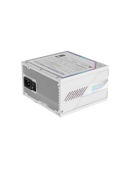 GIGABYTE AORUS ELITE P1000W ICE Fuente de Alimentación - PCIe 5.0, 80 PLUS Platinum, Diseño completamente modular, Ventilador de