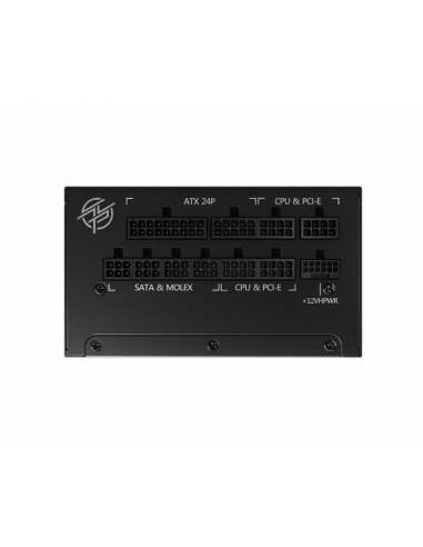 MSI MPG A850G PCIE5 unidad de fuente de alimentación 850 W 24-pin ATX ATX Negro