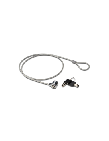 Ewent EW1242 cable antirrobo Negro, Acero inoxidable 1,5 m