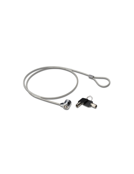 Ewent EW1242 cable antirrobo Negro, Acero inoxidable 1,5 m