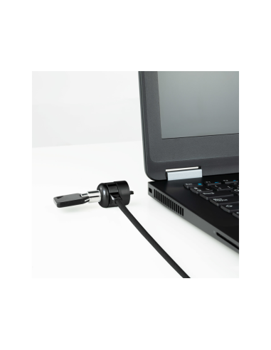 TooQ Cable de Seguridad con Llave para Portátiles 1.5 metros, Gris Oscuro