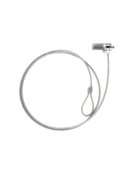 TooQ TQCLKC0015 cable antirrobo Plata 1,5 m