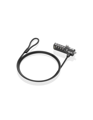 AISENS ASLK-D40N03-BK cable antirrobo Negro 1,5 m