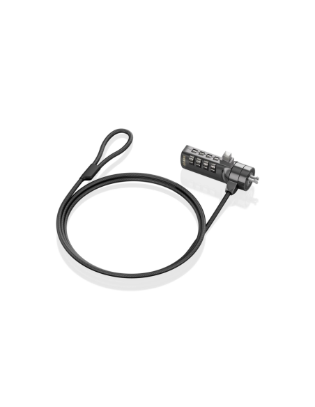 AISENS ASLK-D40N03-BK cable antirrobo Negro 1,5 m