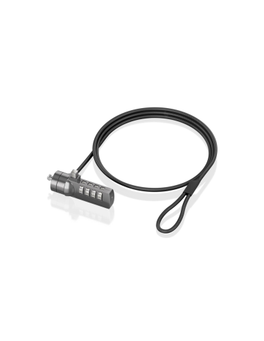 AISENS ASLK-D40N03-BK cable antirrobo Negro 1,5 m