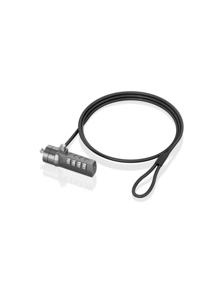 AISENS ASLK-D40N03-BK cable antirrobo Negro 1,5 m