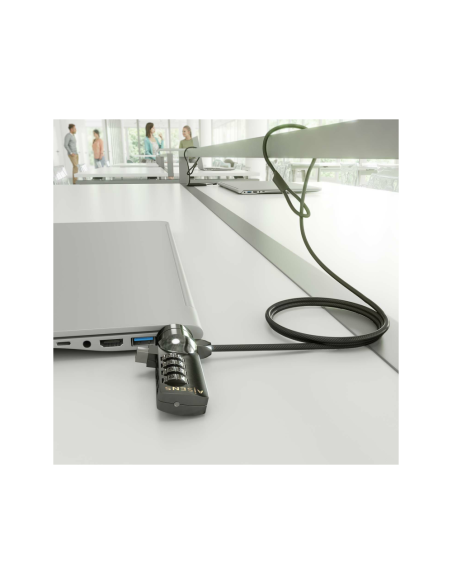AISENS ASLK-D40N03-BK cable antirrobo Negro 1,5 m