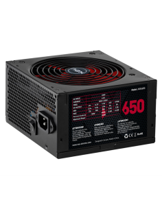 NOX NXS650 unidad de fuente de alimentación 650 W 20+4 pin ATX Negro, Rojo