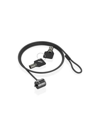 AISENS ASLK-D40K04-BK cable antirrobo Negro 1,5 m