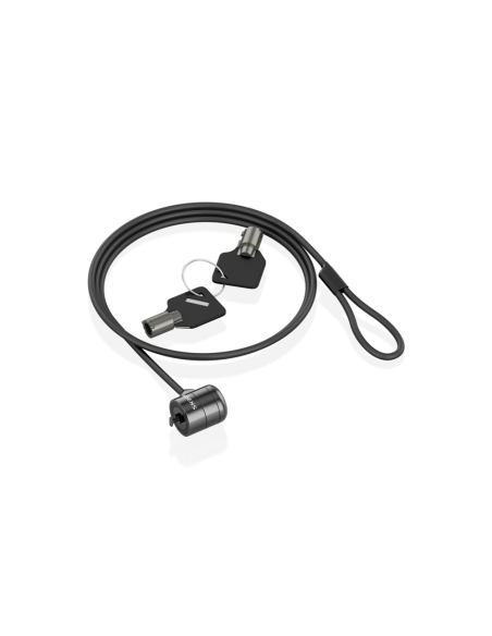 AISENS ASLK-D40K04-BK cable antirrobo Negro 1,5 m