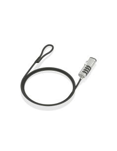 AISENS ASLK-D50N05-BK cable antirrobo Negro 1,5 m