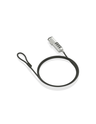 AISENS ASLK-D50N05-BK cable antirrobo Negro 1,5 m