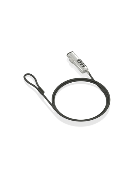 AISENS ASLK-D50N05-BK cable antirrobo Negro 1,5 m