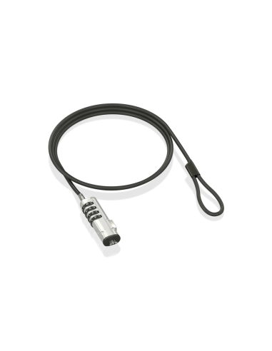 AISENS ASLK-D50N05-BK cable antirrobo Negro 1,5 m