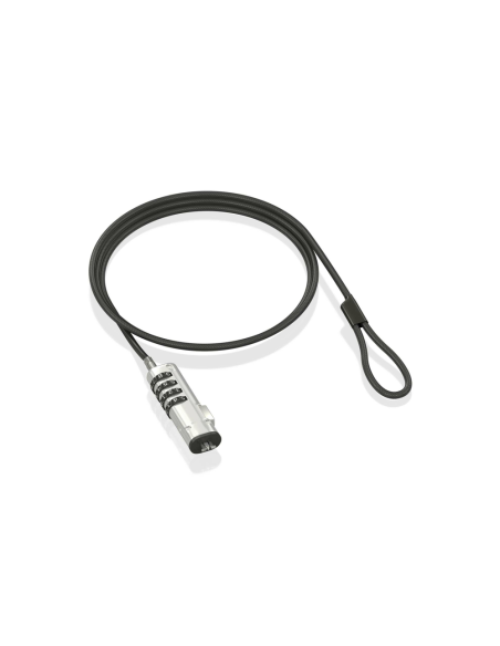 AISENS ASLK-D50N05-BK cable antirrobo Negro 1,5 m