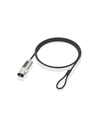 AISENS ASLK-D50N05-BK cable antirrobo Negro 1,5 m