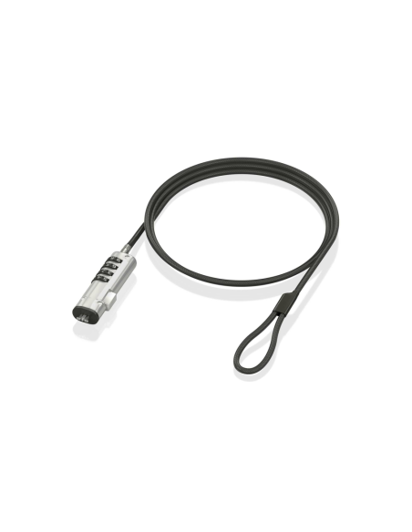 AISENS ASLK-D50N05-BK cable antirrobo Negro 1,5 m