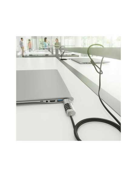 AISENS ASLK-D50N05-BK cable antirrobo Negro 1,5 m