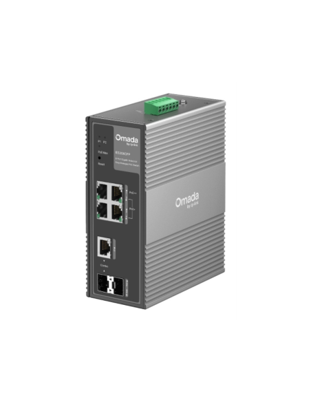 TP-Link IES206GPP switch Gestionado Gigabit Ethernet (10/100/1000) Energía sobre Ethernet (PoE) Negro