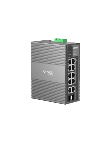 TP-Link Omada IES210GPP switch Gestionado Gigabit Ethernet (10/100/1000) Energía sobre Ethernet (PoE) DIN rail Gris