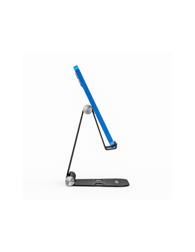 AISENS Soporte De Sobremesa Tamaño XL Ajustable (2 Pivotes) Para Movil / Tablet, Negro