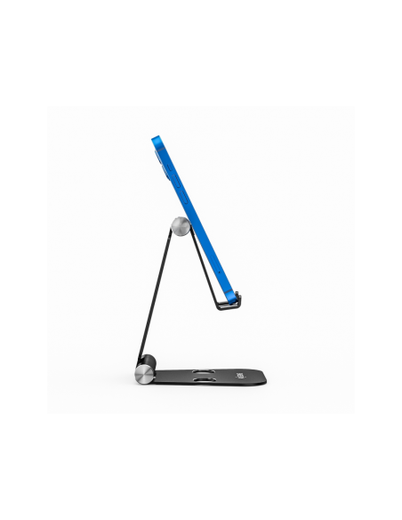 AISENS Soporte De Sobremesa Tamaño XL Ajustable (2 Pivotes) Para Movil / Tablet, Negro