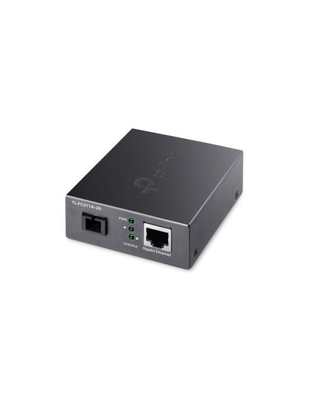 TP-Link TL-FC311A-20 convertidor de medio 1000 Mbit/s Monomodo Negro
