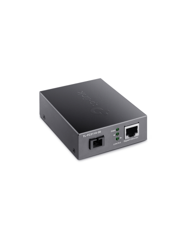 TP-Link TL-FC311A-20 convertidor de medio 1000 Mbit/s Monomodo Negro