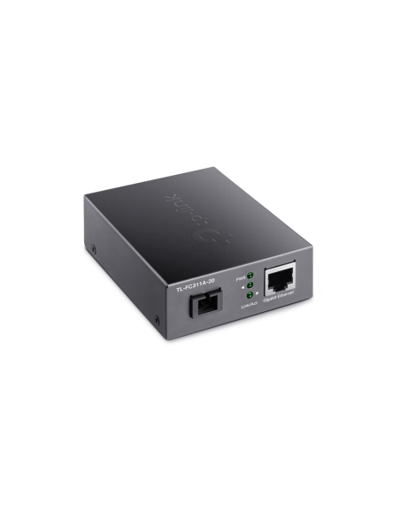 TP-Link TL-FC311A-20 convertidor de medio 1000 Mbit/s Monomodo Negro