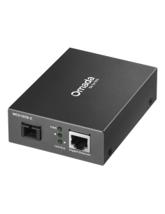 TP-Link Omada MC212CS-2 convertidor de medio 1000 Mbit/s 1550 nm Monomodo Negro 2