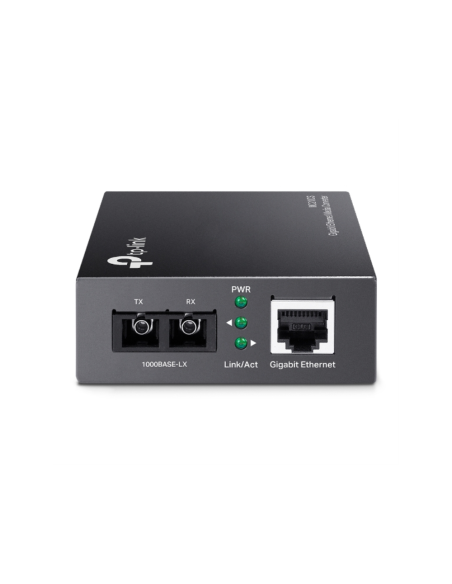 TP-Link MC210CS convertidor de medio 1000 Mbit/s 1310 nm Monomodo Negro