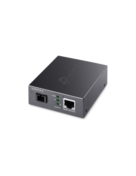 TP-Link TL-FC311A-2 convertidor de medio 1000 Mbit/s Monomodo Negro