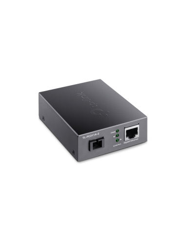TP-Link TL-FC311A-2 convertidor de medio 1000 Mbit/s Monomodo Negro