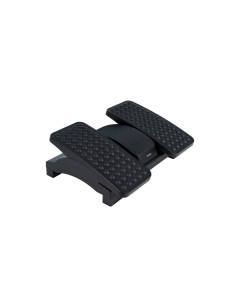 TooQ Reposapiés Ajustable en Altura e Inclinación, Negro 2