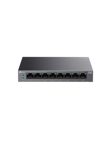 TP-Link LiteWave LS108GP switch No administrado Gigabit Ethernet (10/100/1000) Energía sobre Ethernet (PoE) Negro